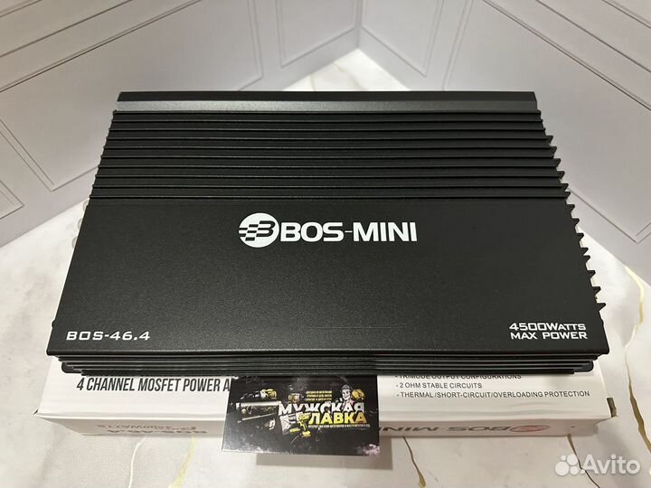 Новый усилитель BOS mini BOS-46.4 4500W