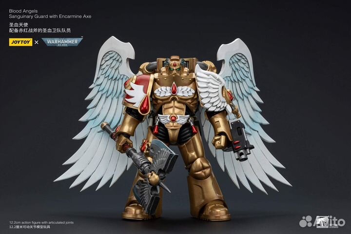 JoyToy Blood Angels Sanguinary Guard with Axe