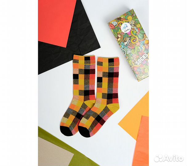 Носки Funfur Quadro в наборе 5 пар