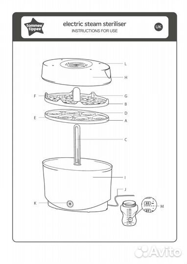 Электрический паровой стерилизатор