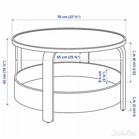 Столик Borgeby IKEA