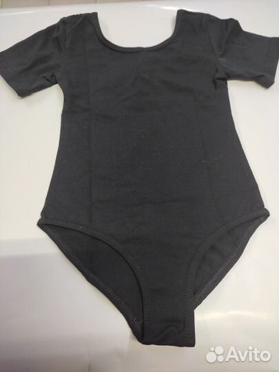 Купальник гимнастический детский черный