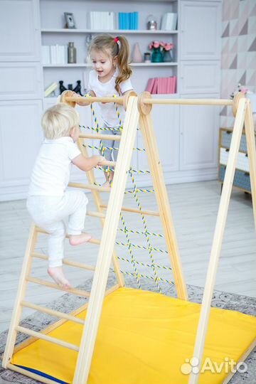 Деревянный спортивный комплекс Kidwood Берёзка