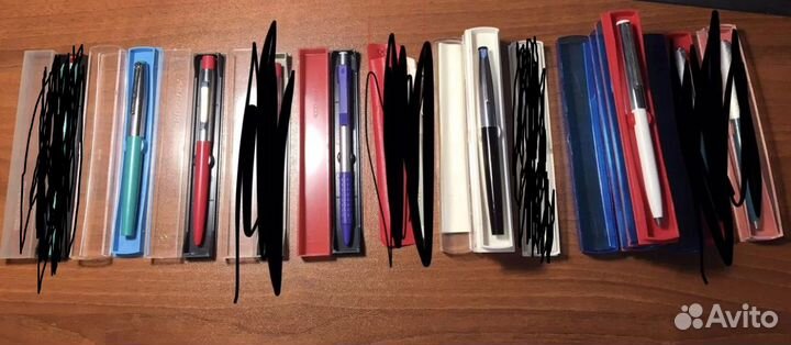 Шариковые, перьевые ручки СССР