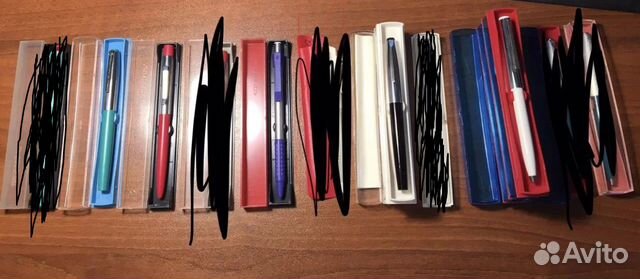 Шариковые, перьевые ручки СССР