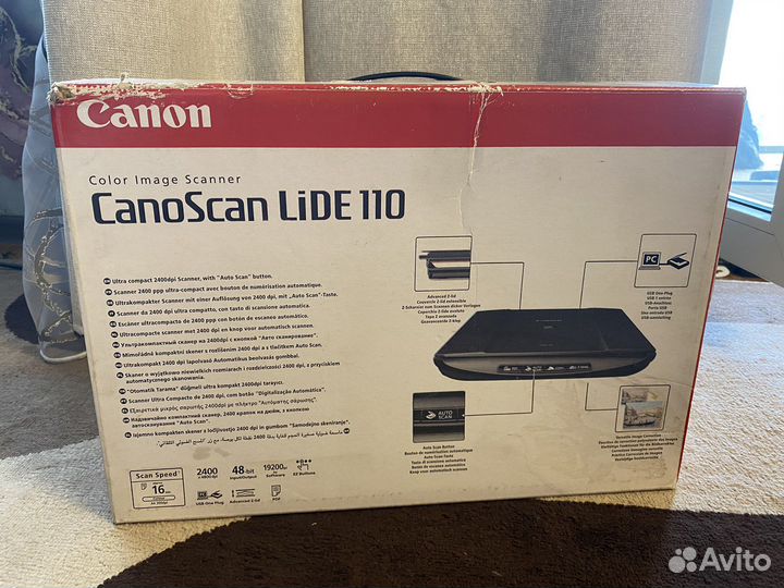 Сканер Canon lide 110