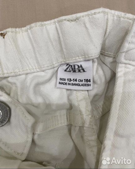 Брюки zara для девочки 164