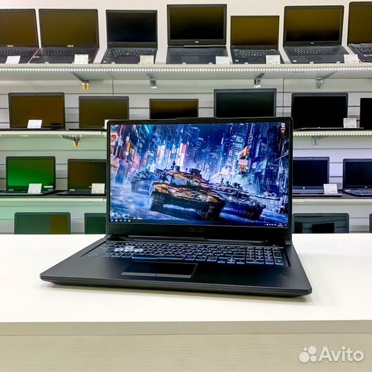 Игровой ноутбук Asus TUF 17,3/GTX1650/16RAM/144Hz
