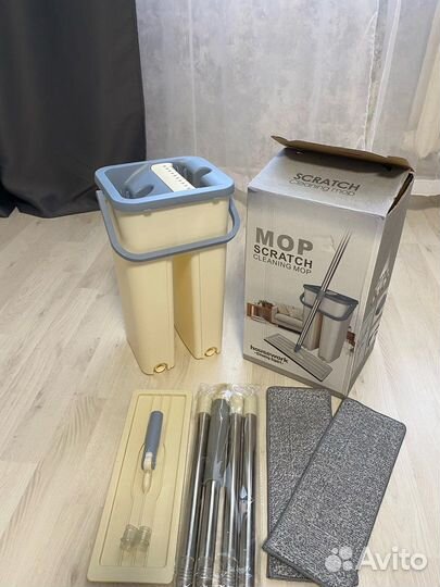 Швабра с ведром и отжимом новые