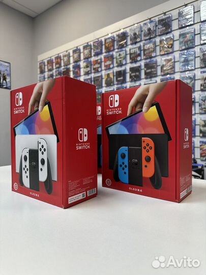 Nintendo Switch Oled 64gb - Новые, Гарантия