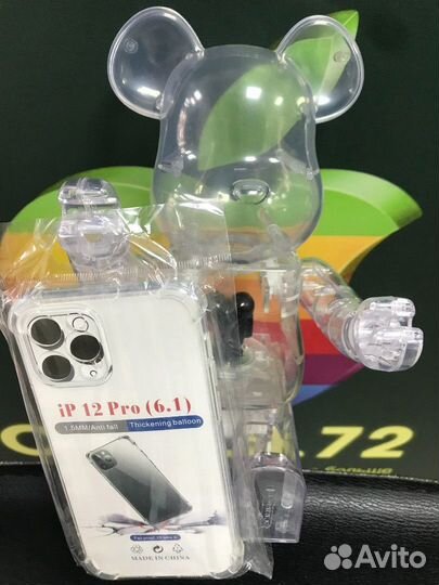 Чехол прозрачный с защитой углов iPhone 12 Pro