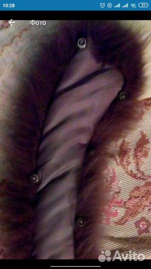 Воротник с меха песца