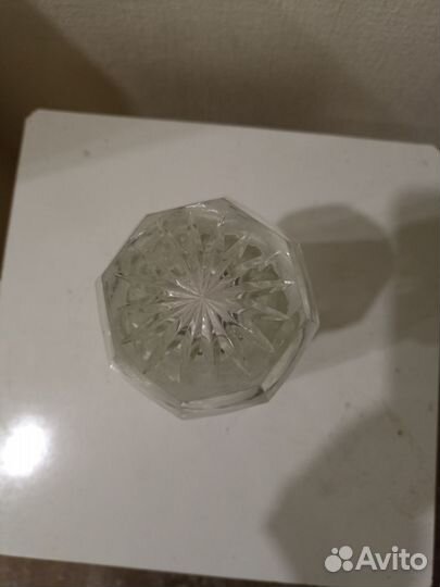 Ваза для цветов хрустальная СССР