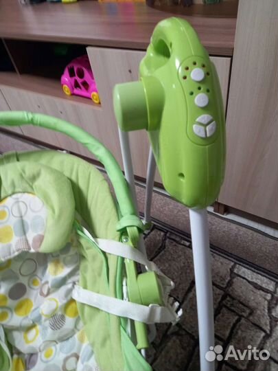 Детские электронные качели шезлонг