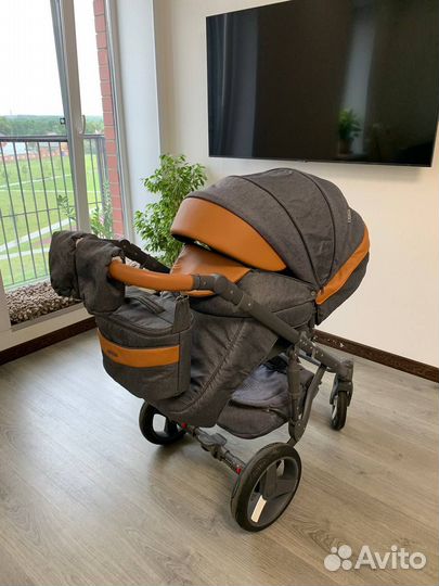 Коляска Adamex Monte Carbon 2 в 1