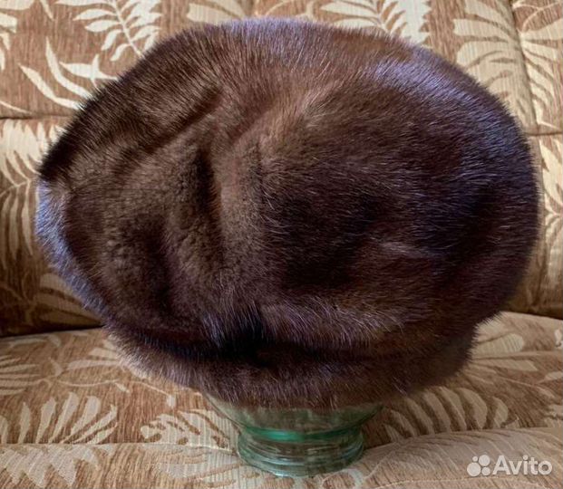 Женский норковый берет