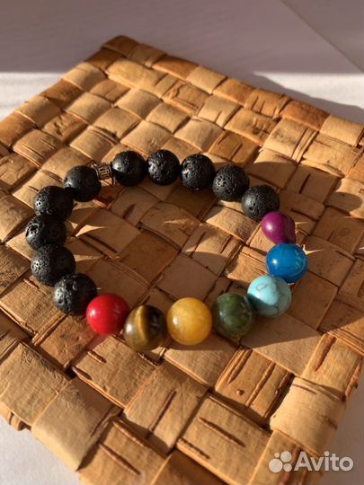 Браслет с натуральными камнями(7 чакр)