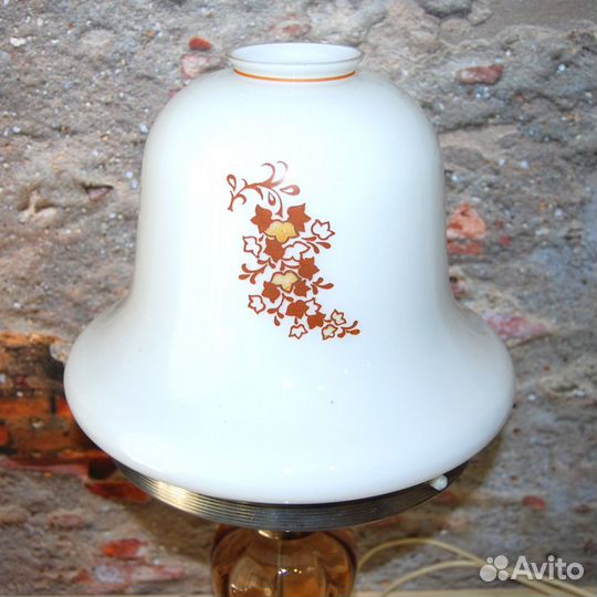 Советская винтажная настольная лампа ночник СССР