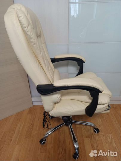 Кожаное кресло с функцией массажа доставка беспл