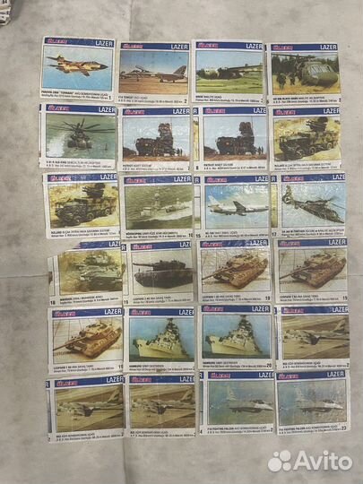 Вкладыши от жвачек