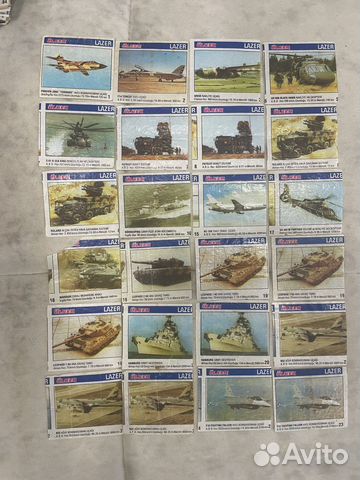 Вкладыши от жвачек