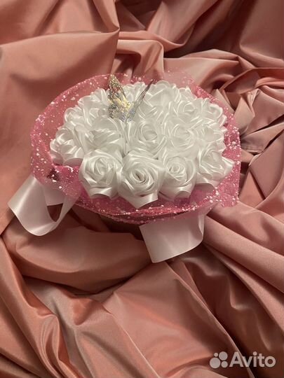 Букет из атласных лент в наличии