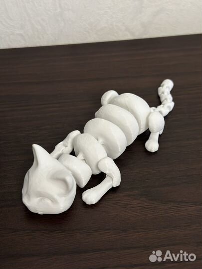 Белый котик flexi