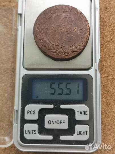 1765 год 5 копеек ем