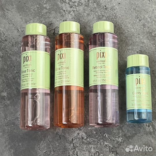 Pixi Glow Tonic, Rose, Retinol тоник