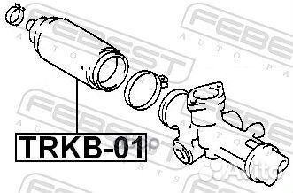 Пыльник рулевой рейки лев trkb01 Febest