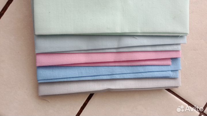 Набор тканей №6 для рукоделия,печворка 38*48 5 шт