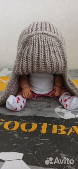 Шапка зимняя женская вязаная