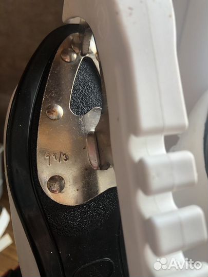 Коньки для девочки 7 1/3, 27 р, 17 см