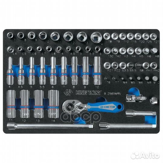 9-2565MRV набор торцевых головок 1/4'' с прина
