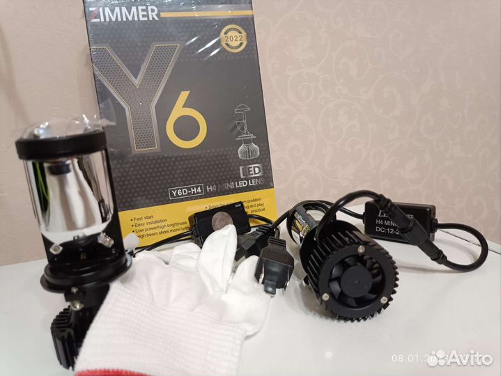 Светодиодные лампы h4,h7, bi led модули