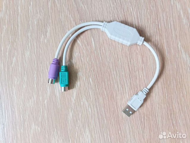 Переходник клавиатура-мышь-USB. Новый