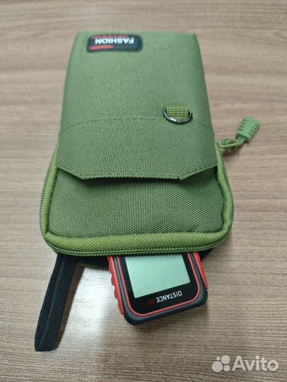 Тактическая текстильная сумка на пояс хаки