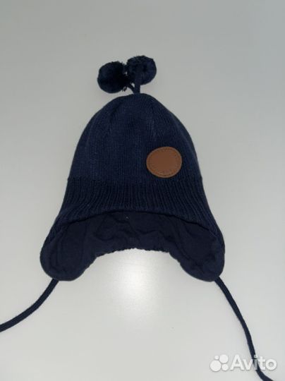 Шапка для новорожденного осень