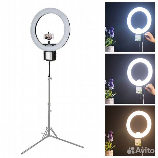 Лампа кольцевая LED 60w 2800-6000K