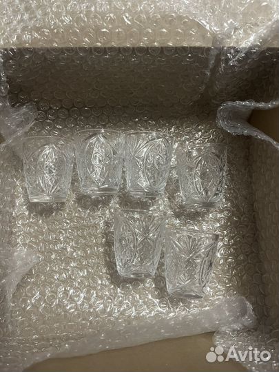 Стопки хрустальные