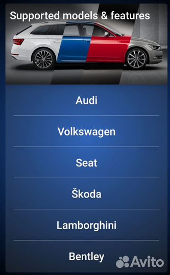 Настройка авто. OBDeleven для VW в Северске