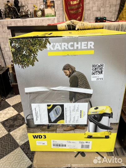 Пылесос karcher wd 3