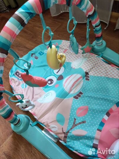 Развивающий коврик baby go с пианино