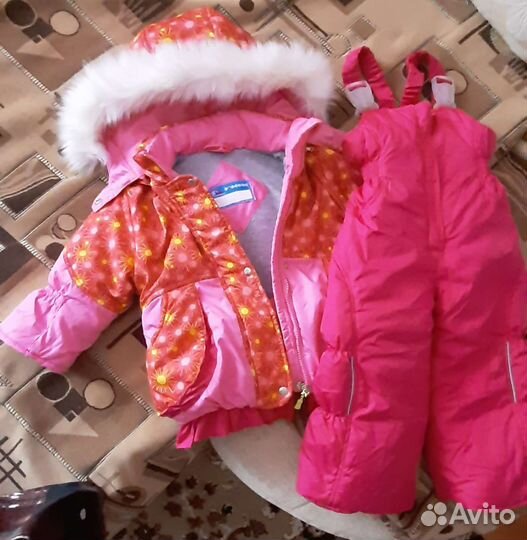 Зимний костюм на девочку 98