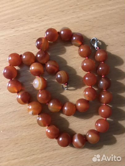 Бусы Сердолик