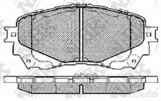 Колодки передние PN25002 NiBK