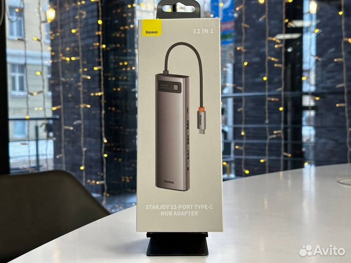 HUB Type-C Baseus Metal Gleam Series 12-in-1