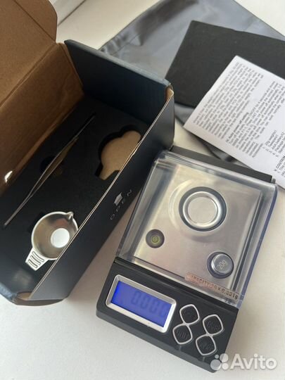Весы электронные каратные (ct-g) новые