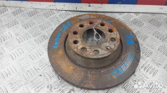 Диск тормозной задний volkswagen passat B7 (OUK07L