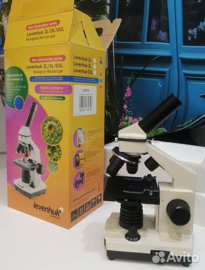 Микроскоп Levenhuk Rainbow 2L plus Moonstone